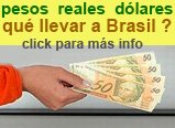 llevar dinero a Brasil